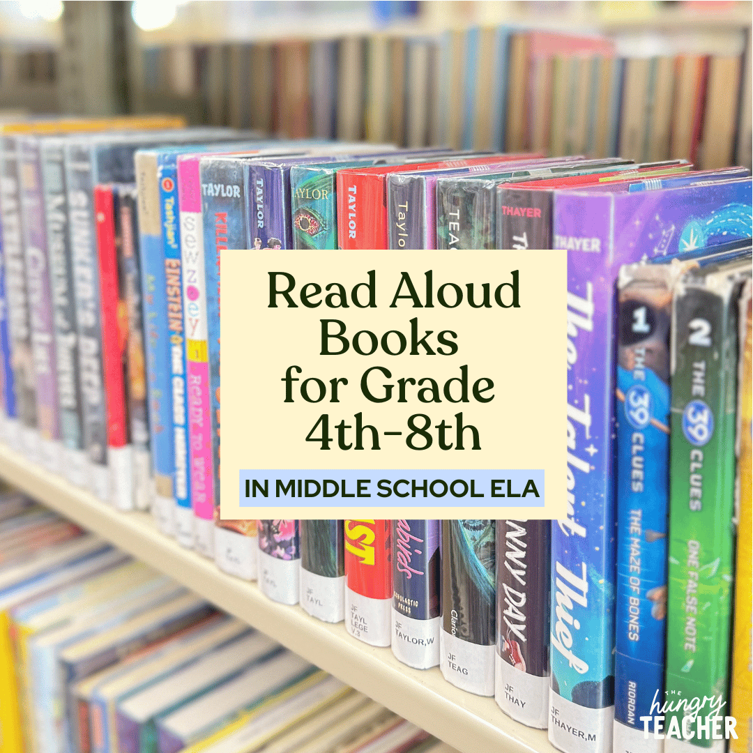 Read Aloud Books for Grade 4th-8th