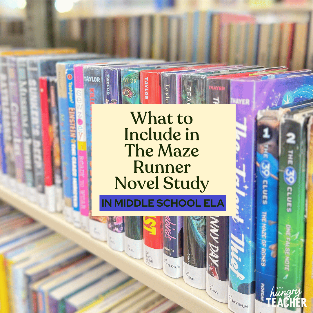 What to Include in The Maze Runner Novel Study