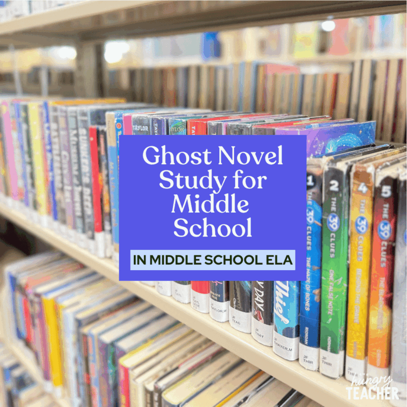 Ghost Novel Study for Middle School