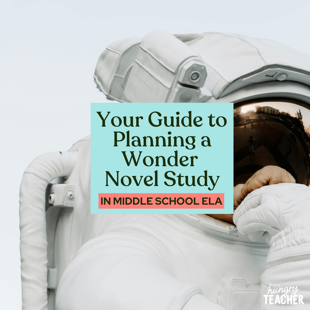 Your Guide to Planning a Wonder Novel Study